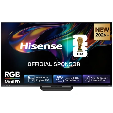 Hisense UR8S, 85"", 4K UHD, RGB Mini LED, melna - 