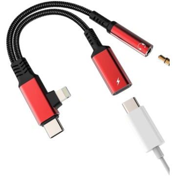 USB C auf 3,5 mm Klinke Audio-Adapter (12,9 cm²) f