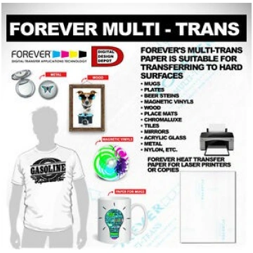 Transfera papīrs Forever Laser Multi-Trans A4 form