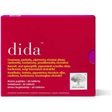 NEW NORDIC DIDA, 60 tabletes