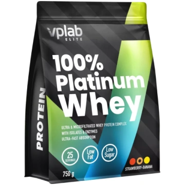 VPLAB 100% Platinum Whey pulveris, 750 g