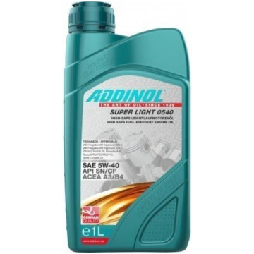 Motoreļļa Addinol Addinol Super Light 0540 5w40 - 