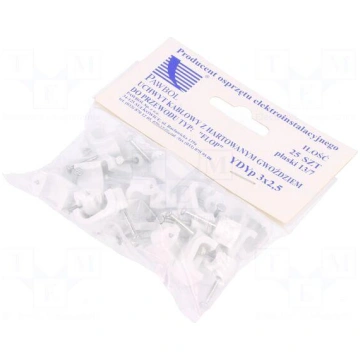 Holder | white | Application: YDYp 3x2,5,for flat 