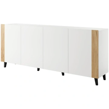 Kumode Cama Meble Faro, ozola krās./balts krās., 8