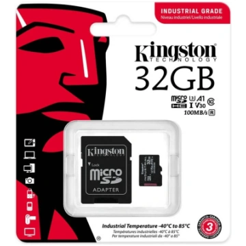 Atmiņas karte Kingston Industrial microSD + Adapte