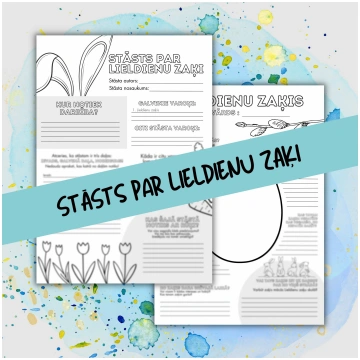 Stāsta rakstīšana par Lieldienu zaķi | Lieldienas 