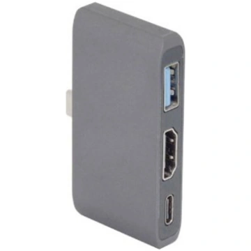 RoGer RO-AD2 (3 in 1) USB-C Multiport Adapter / US