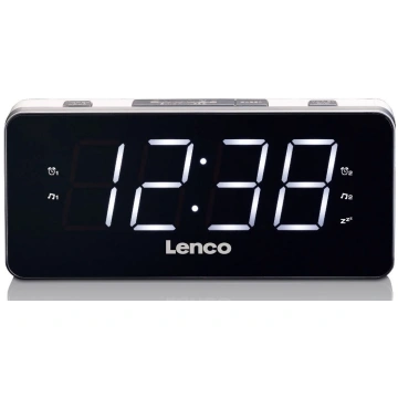 PLL FM alarm clock radio large and clear 1.8" LED 