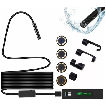 Inspekcijas endoskops‑kamera Xrec SB4406 Wi‑Fi/USB
