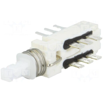 Switch: push-button | Pos: 2 | DPDT | 0.5A/125VAC 