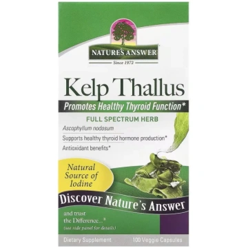DABAS ATBILDE Kelp Thallus - Kelp (100 kapsulas). 