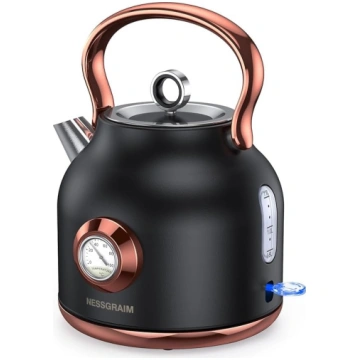 NESSGRAIM Retro tējkanna, 1,7 l nerūsējošā tērauda