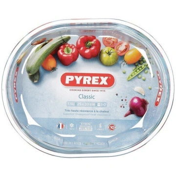 Krāsns Trauks Pyrex Classic Caurspīdīgs Stikls (1,