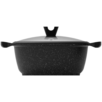 CASSEROLE DOMOLETTI BL MARBLE D28CM 6.1L