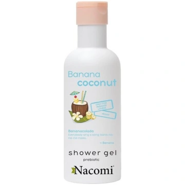 Banānu un kokosriekstu dušas želeja Nacomi, 300 ml
