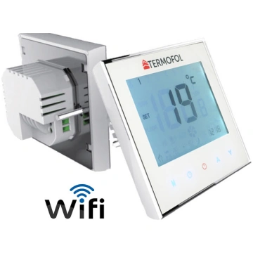 Termostats TERMOFOL TF-WiFi, programmējams, balts