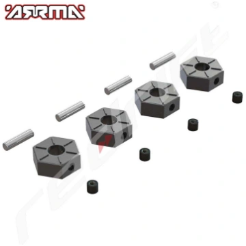 Arrma: WHEEL HEX METAL 12MM (4)