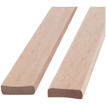 Noseglīste pirts apdarei 2300x42x12mm melnalksnis