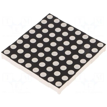 Module robotics: display | 3VDC | 60x60mm | red | 