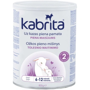 Sekojošais pielāgotais maisījums uz kazas piena bā