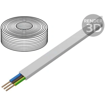 Wire: mains; BiTinstal H(p); 3G1.5mm2; Insulation: