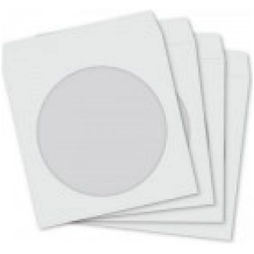 CD DVD White Paper Sleeve, papīra aploksne diskiem