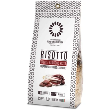 Risotto Speck and Radicchio 250gr. Tenuta Margheri