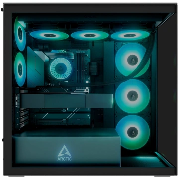 ARCTIC Xtender Black E-ATX Gaming Case with Side W