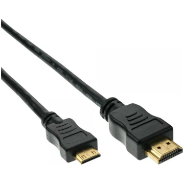 InLine HDMI mini kabelis, High Speed HDMI, AM/CM, 