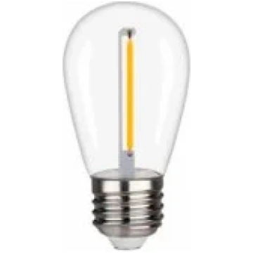 Visional LED Dimmable filament bulb E27, S14, 1W, 