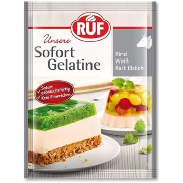 RUF tūlītējais želatīns, liellopu gaļas želatīns, 