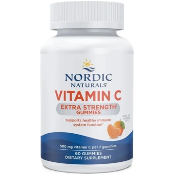 Nordic Naturals C vitamīna īpaši stiprās gumijas k