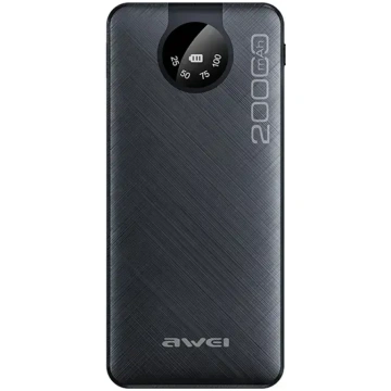 AWEI P134K powerbank | 20000 mAh | USB-C, Lightnin