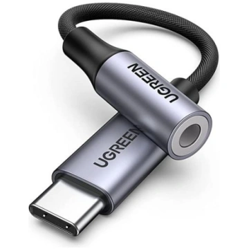 Parveidotājs Ugreen USB-C to 3.5mm M/F Cable Alumi