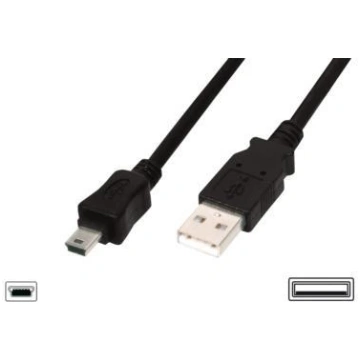 Assmann Connection cable USB A /miniUSB B M/M 1.8 