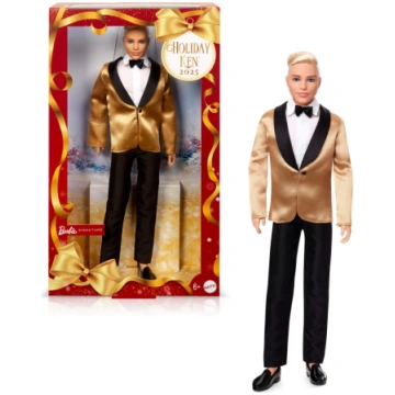 BARBIE collectible Ken Ken Holiday 2025, JGK55 MAT