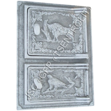 Čuguna krāsns durtiņa DS -2 1S168 340x440 13,3 кg 