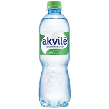 Dabīgs minerālūdens AKVILE viegli gāzēts, 0.5 L, p