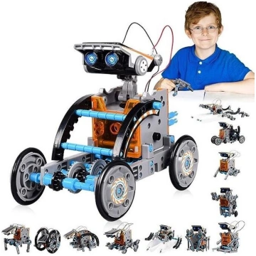Ar saules enerģiju darbināms robots konstruktors C