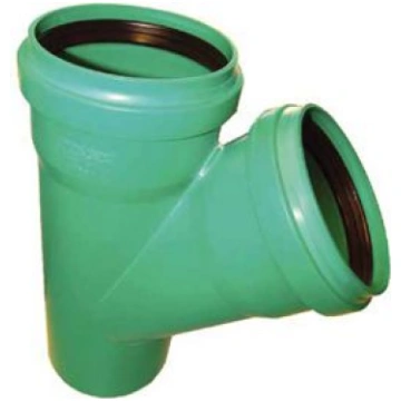 PP gludsienu trejgabals DN400/200 45° SN10 Wavin G