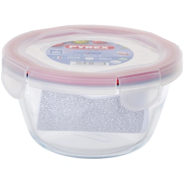Pārtikas trauks Pyrex, 0.7 l, caurspīdīga krās