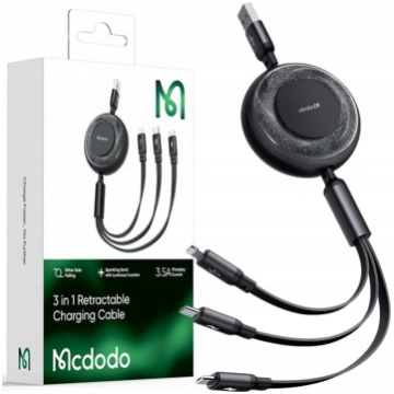 Mcdodo MCDODO USB ZWIJANY E ŁADOWANIE USB-C LIGHTN