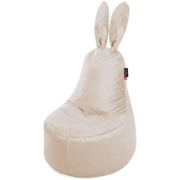Sēžammaiss Qubo™ Mommy Rabbit, samts, smilšu krāsā
