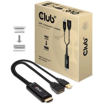 Club3D HDMI to DP/Active M/F I/O Adapter CAC-1331