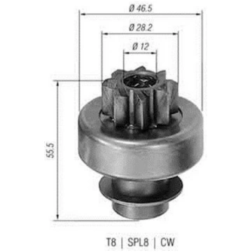 MAGNETI MARELLI 940113020130 Zobrats, Starteris