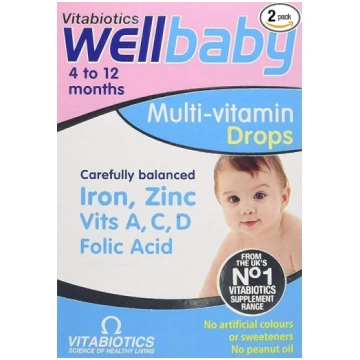 (2 iepakojumi) - Vitabiotic - Wellkid Baby Drops |