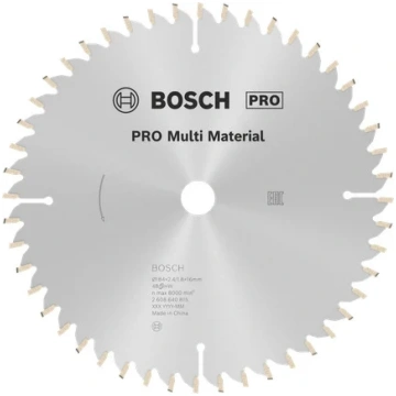 Zāģripa Bosch Pro Multi, 184 mm x 16 mm