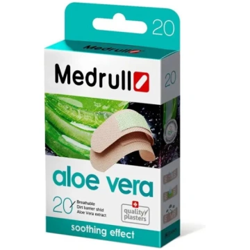 Medrull Aloe Vera plāksteri, 20 gabali