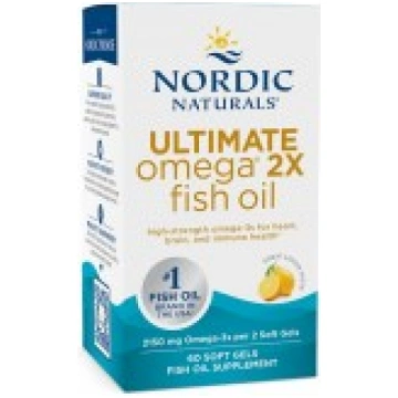 Ultimate Omega 2X, 2150mg Lemon - 60 softgels Nord