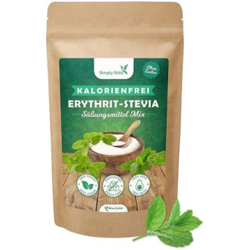 Simply Keto Eritritritola Stevia Mix 1 kg - dabīgs